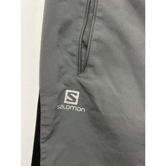 Salomon Advanced Skin Active Dry Shorts Men's Size Large Gray Hiking Running - Picture 5 of 12